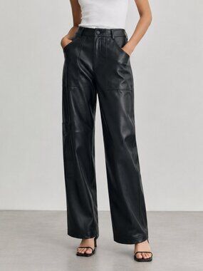 Zara Faux Leather Pants